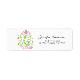 Niedlich Pink Green Spring Happy Osterfeier Y'all