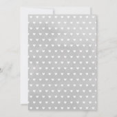 Niedlich Pink Grey Whale Kinderdusche Einladung - (Rückseite)