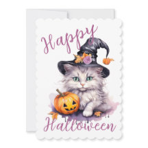 Niedlich Pink Halloween Geburtstagsparty Kitten Pu