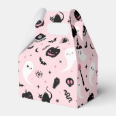 Niedlich Pink Halloween Geschenkschachtel (Rückseite)