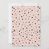 Niedlich Pink Halloween Ghost 1. Junge Geburtstag Einladung (Rückseite)