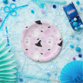 Niedlich Pink Halloween Pappteller (Party)