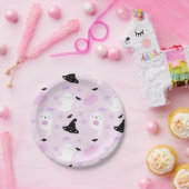 Niedlich Pink Halloween Pappteller (Party)