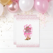 Niedlich Pink Happy Birthday Beautiful Girly Cowgi Karte