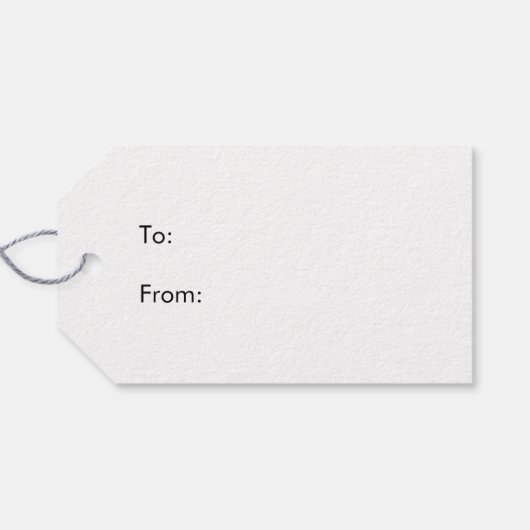 Niedlich Pink Happy Birthday Geschenkanhänger (Rückseite Horizontal)