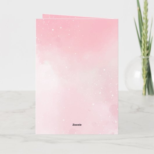 Niedlich Pink Happy Mother Day 3 Foto Karte (Rückseite)