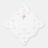 Niedlich Pink Hot Air Ballon Girl Babydusche Geschenkschachtel (Ungefaltet)