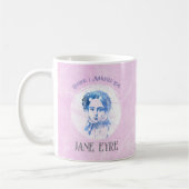 Niedlich Pink Jane Eyre Portrait Reader I Verheira Kaffeetasse (Links)