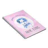 Niedlich Pink Jane Eyre Portrait Reader I Verheira Notizblock (Rechte Seite)