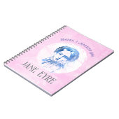 Niedlich Pink Jane Eyre Portrait Reader I Verheira Notizblock (Linke Seite)