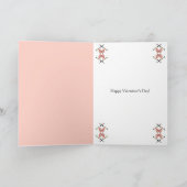 Niedlich Pink Kawaii Sushi in Liebe Valentinstag Karte (Innenseite)