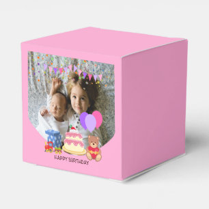 Niedlich Pink Kids Toys Geburtstagsfeier Foto Geschenkschachtel