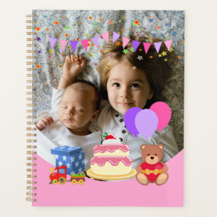 Niedlich Pink Kids Toys Geburtstagsfeier Foto Planer