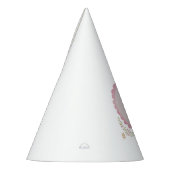 Niedlich Pink Kitty Personalisiert Party Hat Partyhütchen (Links)