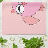 Niedlich Pink Liebe Sie Küche Handtuch (Gefaltet)