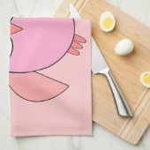 Niedlich Pink Liebe Sie Küche Handtuch (Viertel Falte)