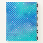 Niedlich Pink Lila Aquamarin Mermaids Girly Sketch Notizblock (Rückseite)