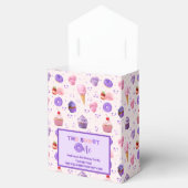 Niedlich Pink Lila Sweet One Geschenkschachtel (Geöffnet)