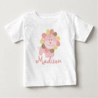 Niedlich Pink Lion Safari Jungle Personalisiert Ge