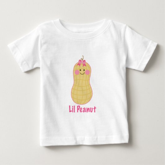 Niedlich Pink Little Peanut Shirt (Vorderseite)