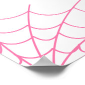 Niedlich Pink Little Pumpkin Baby Dusche Begrüßung Poster (Ecke)