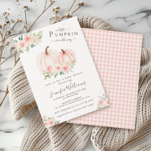 Niedlich Pink Little Pumpkin Floral Baby Girl Dusc