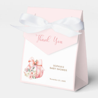 Niedlich Pink Little Pumpkins Kinderdusche Danke Geschenkschachtel