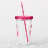 Niedlich Pink Llama Acryltrinkbecher (Links)