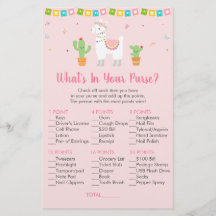 Niedlich Pink Llama Fiesta Was ist in deinem Hands