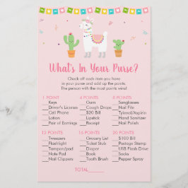 Niedlich Pink Llama Fiesta Was ist in deinem Hands