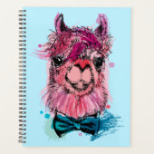 Niedlich Pink Llama Planer (Vorderseite)
