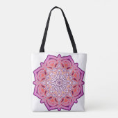 Niedlich Pink Mandala Tasche (Rückseite)