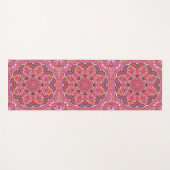 Niedlich-Pink-Mandala-Yogamat Yogamatte (Vorderseite (Horizontal))