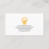 Niedlich Pink Mathe Symbols Alphabets Zuhause Tuto Visitenkarte (Rückseite)