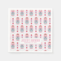 Niedlich Pink Matryoshka Nesting Doll