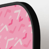 Niedlich Pink Memphis Pro Pickleball Paddel Schläger (Linke Seite)
