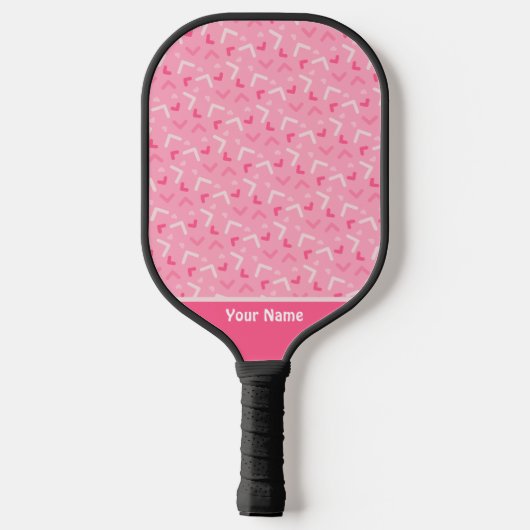 Niedlich Pink Memphis Pro Pickleball Paddel Schläger (Rückseite)