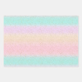 Niedlich Pink Mint Lila Lollipops Kleines Mädchen Geschenkpapier Set (Vorderseite 3)