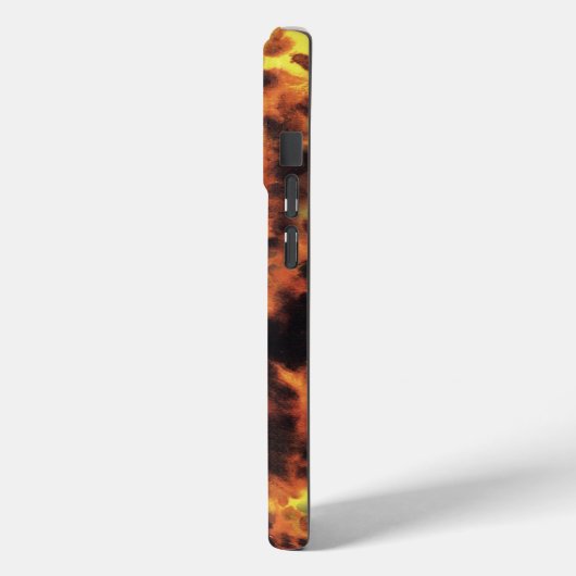 Niedlich Pink Mit Monogramm Tortoiseshell Case-Mate iPhone Hülle (Rückseite / Links)