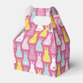 Niedlich Pink Oaster Bunny Rabbit Favor Box Geschenkschachtel