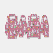 Niedlich Pink Ostersonniges Kaninchenmuster Geschenkschachtel (Ungefaltet)