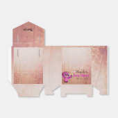 Niedlich Pink Owl Vielen Dank Baby Dusche Geschenkschachtel (Ungefaltet)