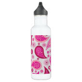 Niedlich Pink Paisley Pattern Edelstahlflasche (Rechts)