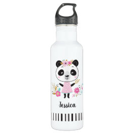 Niedlich Pink Panda Edelstahlflasche