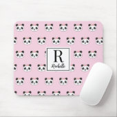 Niedlich Pink Panda Girl Personalisiert Mousepad (Mit Mouse)