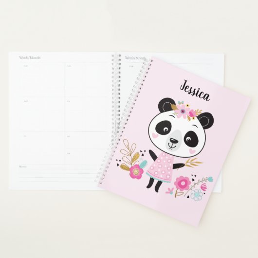 Niedlich Pink Panda Planer (Anzeige)