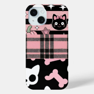 Niedlich Pink Pastel Goth Halloween Case-Mate iPhone Hülle