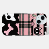 Niedlich Pink Pastel Goth Halloween Case-Mate iPhone Hülle (Rückseite (Horizontal))