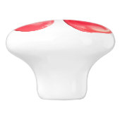 Niedlich Pink Peach Daisy Blume Blumenfrühling Som Keramikknauf (Seitenansicht)