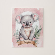Niedlich Pink Personalisiert Koala Kinder